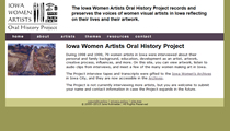 iowa women artists oral history project